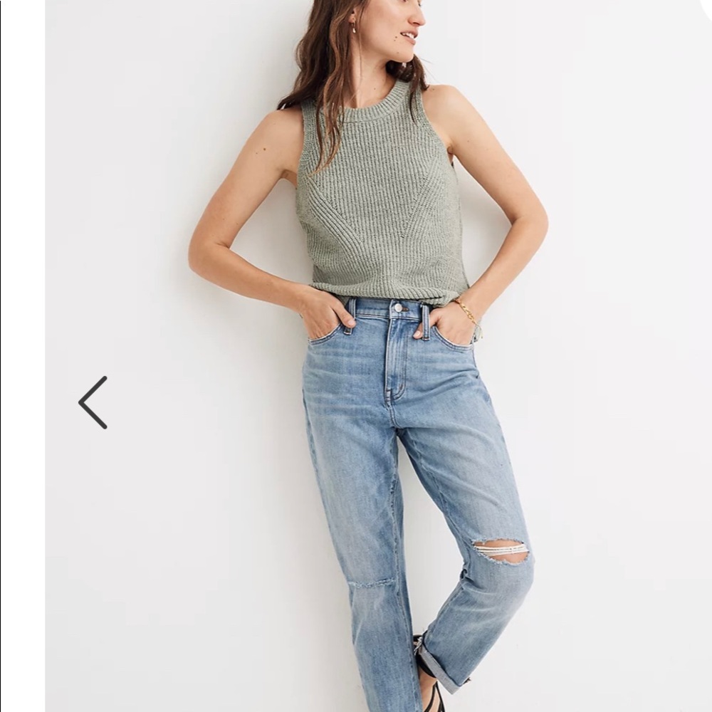 NWT Madewell Slim Boyjean Elkhart Wash 33P